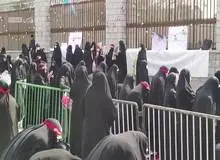تجمع اعتراضی به وضعیت فعلی بی‌حجابی مقابل مجلس!+فیلم 