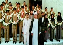 حذف عکس آیت الله هاشمی در پیام تسلیت درگذشت مریم میرزاخانی
