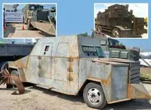 تانک‌های دست‌ساز و رعب‌انگیز کارتل‌های مواد مخدر+تصاویر