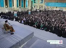 حرف‌های احساسی دختر دهه‌هشتادی در حضور رهبری