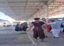 درگیری در پایانه مرزی مهران+فیلم 