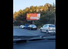 یدک کشیدن رولزرویس با نیسان آبی+فیلم 