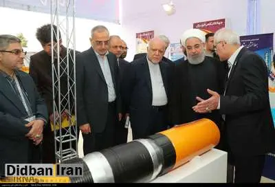 بازدید حسن روحانی از نمایشگاه بینالمللی نفت، گاز، پالایش و پتروشیمی+ عکس