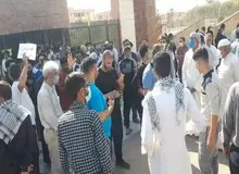 تجمع اعتراضی مردم اهواز علیه خشکاندن رودخانه‌ها و تالاب‌ها