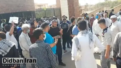 تجمع اعتراضی مردم اهواز علیه خشکاندن رودخانهها و تالابها