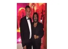 دیدار اسطوره فوتبال با خواننده لس‌آنجلسی در آمریکا