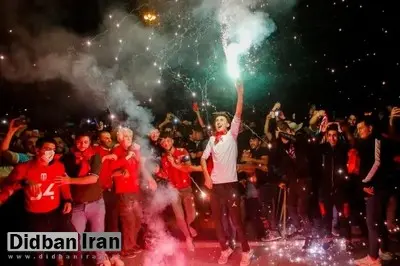 شادی خیابانی هواداران تراکتور پس از قهرمانی در سوپرجام