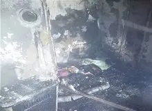 آتش‌سوزی یک خانه در جوادیه تهران