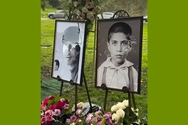 خاکسپاری بهرام بیضایی با نوای حسین علیزاده و مناجات خوانی مژده شمسایی +فیلم