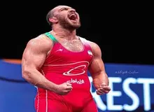 ببینید:پیروزی نماینده ایران در مسابقات جهانی کشتی+فیلم 