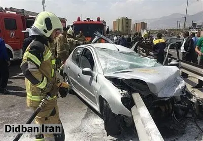 تصادف اتوبوس زائران اربعین / ۴ نفر کشته شدند 