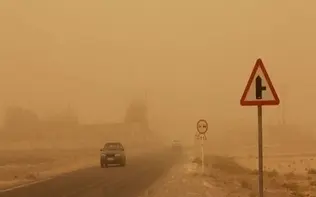 وزش باد شدید و گرد و خاک در تهران
