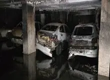 ۱۴ نفر از آتش‌سوزی در مجتمع مسکونی خیابان رسالت نجات یافتند