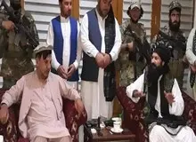 برادر اشرف غنی به طالبان پیوست + فیلم و عکس بیعت غنی با طالبان