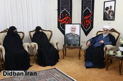 رئیس دفتر رهبر انقلاب: خداوند حق شفاعت به شهید سلامی داده است/ فرزند سردار سلامی: خودمان را فدای حضرت آقا میکنیم
