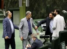 درگیری در مجلس بر سر شمارش آرای نواب رییس+فیلم 