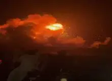 لحظه برخورد موشک‌های هندی به داخل خاک پاکستان+فیلم 