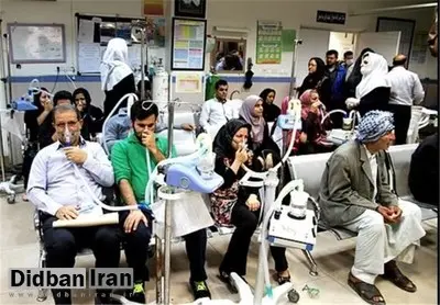 مراجعه بیش از ۲۰۰۰ خوزستانی به مراکز درمانی در پی آلودگی هوا