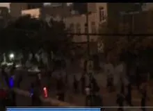 تظاهرات و درگیری درکامیاران+فیلم 