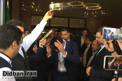 تیم ملی فوتبال ایران برای سفر به قطر بدرقه شدند