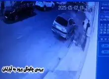 سرقت شبانه در صراف‌های سعادت‌آباد؛ دزدهایی با نقشه‌ای دقیق و بدون نقاب+فیلم 