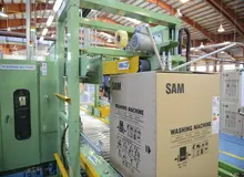 همه چیز در مورد افتتاح خط تولید ماشین لباسشویی سام + گزارش ویدیویی