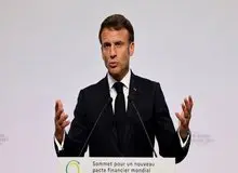 مکرون: جهان به یک «شوک مالی تمام‌عیار» نیاز دارد