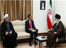 رئیس جمهور اندوزی با رهبر معظم انقلاب دیدار کرد