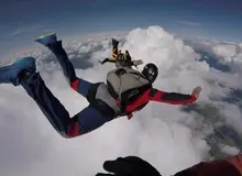 سقوط چترباز در ارتفاعات کلیبر+ فیلم 