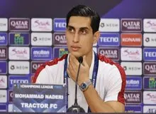 مدافع تراکتور: پوشیدن پیراهن تیم ملی آرزوی هر بازیکنی است

