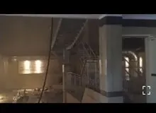 ویدیویی از داخل بیمارستان گاندی پس از آتش‌سوزی‌+ فیلمی 