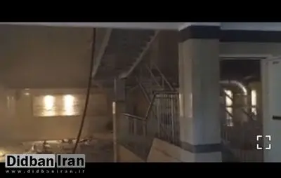 ویدیویی از داخل بیمارستان گاندی پس از آتش‌سوزی‌+ فیلمی 