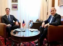 دیدار نتانیاهو و بلینکن در اراضی اشغالی 