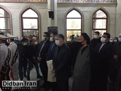 فیلم / اقامه نماز بر پیکر استاد شجریان در بهشت زهرا 