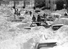 بارش ۸ متری برف در ایران ۵۲ سال پیش+عکس