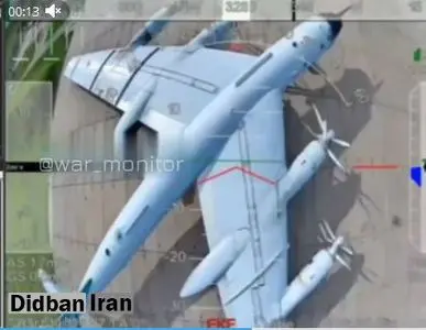 لحظه حمله کواد هوشمند اوکراینی به بمب افکن‌ اتمی توپلوف Tu-95MS روسی+فیلم 