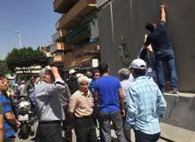 ادامه اعتراض چهار روزه پلاسکونشینان

