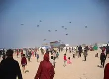 افزایش شمار شهدای ناشی از پرتاب بسته‌های کمکی بر مردم غزه