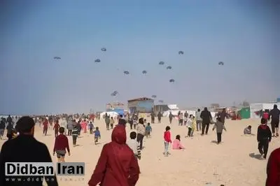 افزایش شمار شهدای ناشی از پرتاب بسته‌های کمکی بر مردم غزه