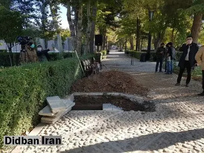 تصویری جدید از مزار استاد شجریان در طوس
