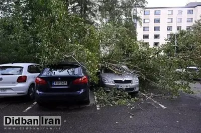 طوفان شدید در فنلاند و قطعیِ برقِ هزاران خانه
