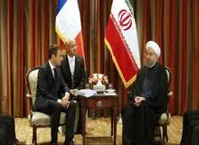 «ماکرون» در سازمان ملل واسطه مخابره پیام ترامپ به روحانی بود