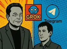 هوش مصنوعی Grok به تلگرام آمد+فیلم