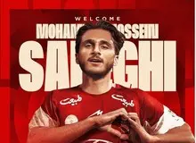 ششمین خرید پرسپولیس معرفی شد/ محمدحسین صادقی قرمز پوشید