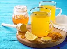 یک ترکیب شگفت انگیز برای سلامتی : چای+زردچوبه+زنجبیل
