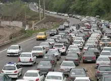 ترافیک سنگین در جاده‌های شمال