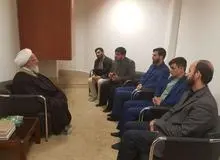 رهنمودهای مراجع و علما درباره راهپیمایی اربعین در دیدار با اعضای موسسه چراغ/ گزارش تصویری