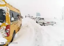 تصاویری از وضعیت منطقه سراوان جاده رشت به قزوین