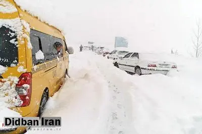 تصاویری از وضعیت منطقه سراوان جاده رشت به قزوین