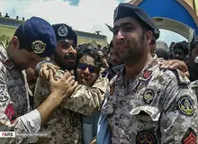 تصاویری از تشییع پیکر شهدای ناوچه کنارک/ مجموعه تصاویـــــر
